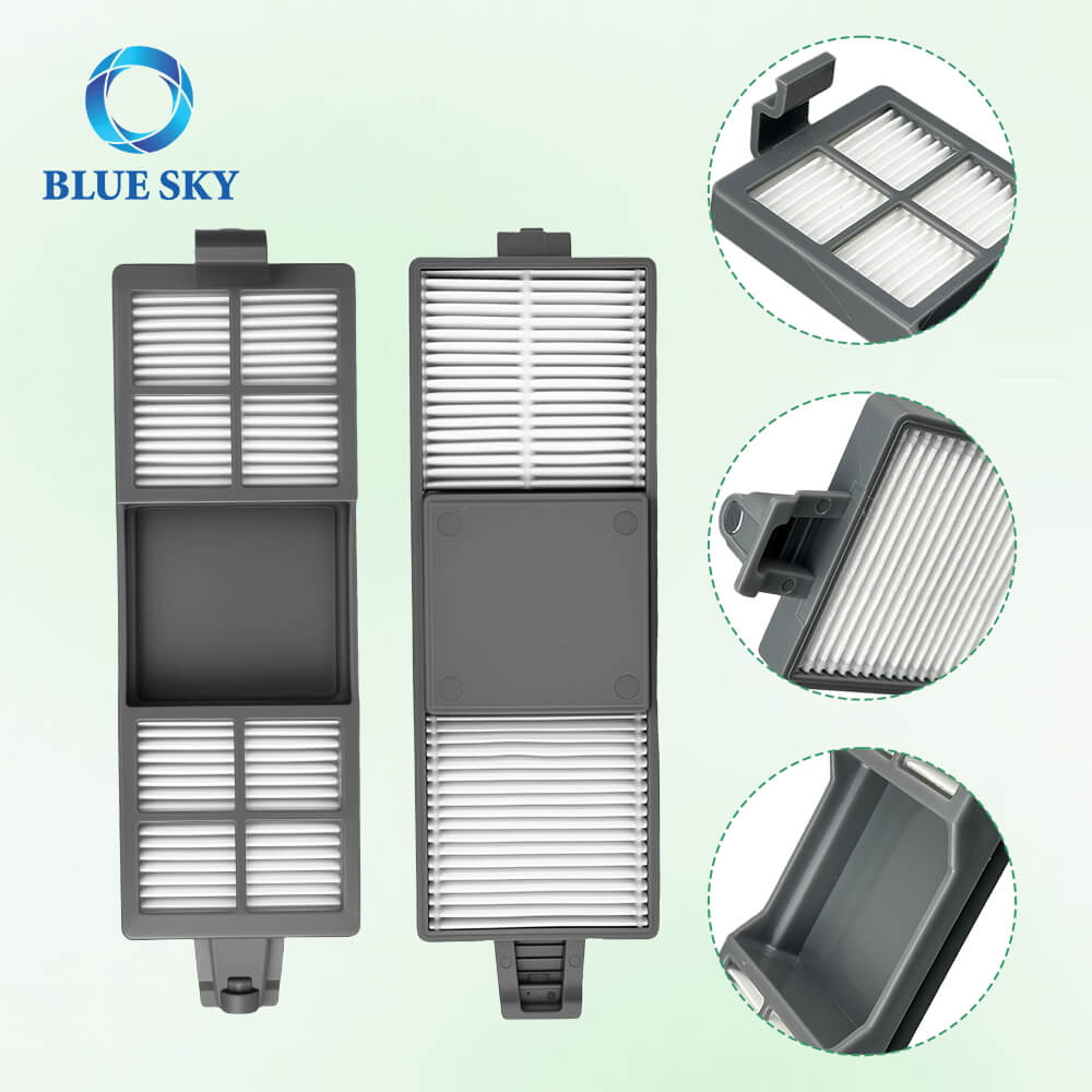Details of Robot Vacuum Parts, Hepa Filters for IRobots Roombas Series 205 Detalles de las piezas del robot aspirador, Filtros Hepa para IRobots Roombas Serie 205