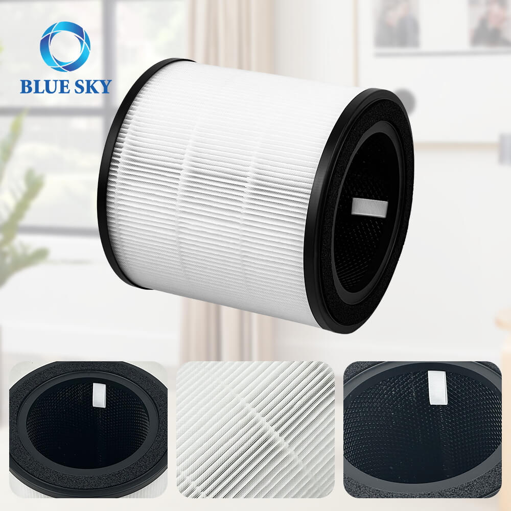 Details of 3-in-1 HEPA Filter Activated Carbon Filter Replacement for Bosch Air 2000 Air Purifier Detalles del reemplazo del filtro de carbón activado con filtro HEPA 3 en 1 para purificador de aire Bosch Air 2000