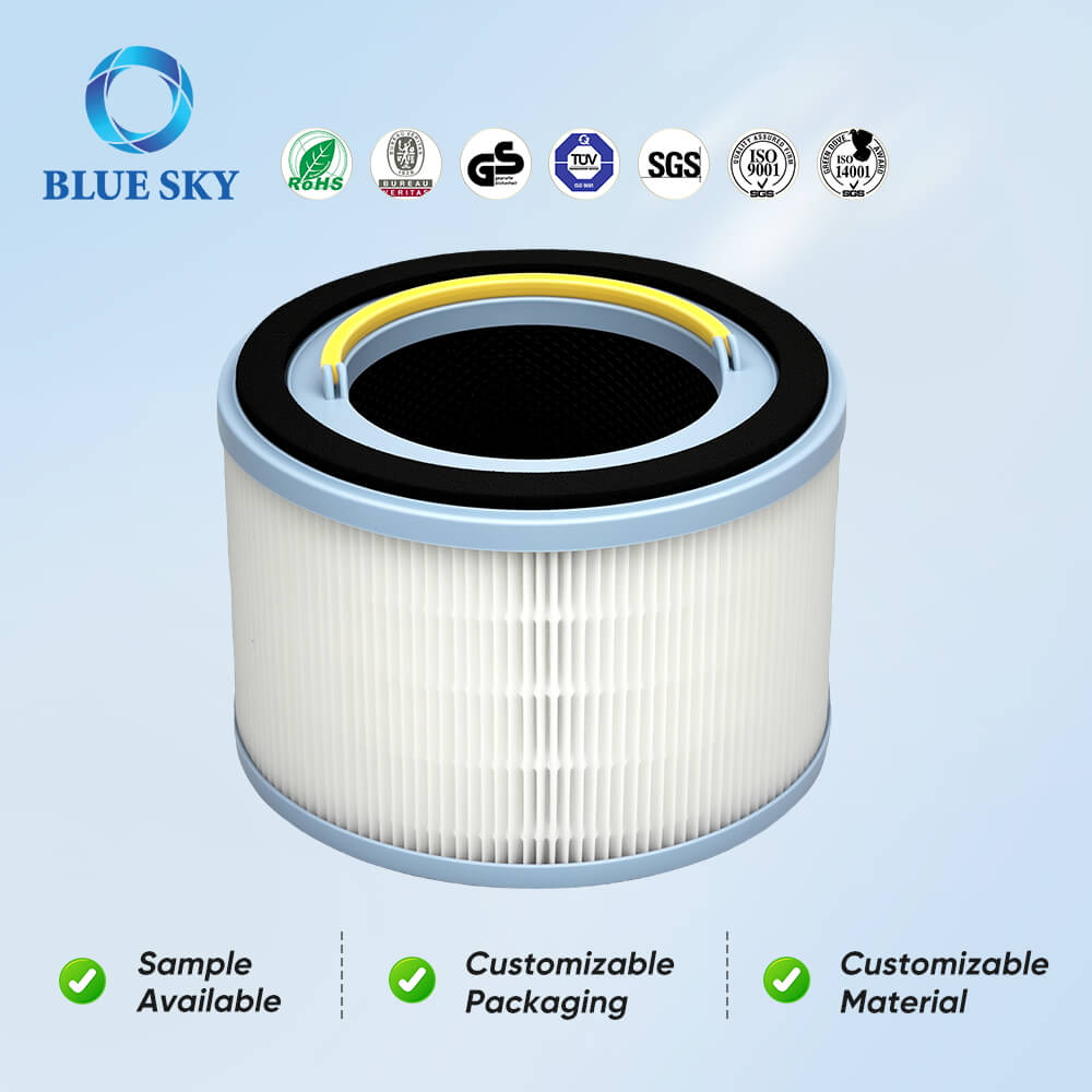 H13 3-in-1 True HEPA Filter & Activated Carbon Filter LAP-B851S Filter Replacement for LEVOIT Sprout Air Purifier Filtro HEPA verdadero H13 3 en 1 y filtro de carbón activado Reemplazo de filtro de LAP-B851S para purificador de aire LEVOIT Sprout