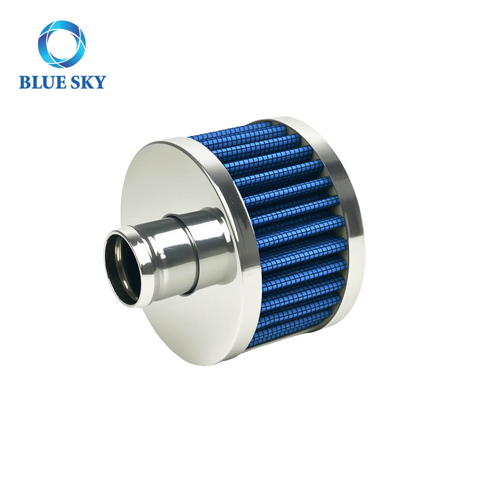 23mm High Flow Air Filter Cold Breather Turbo Vent Cleaner Crankcase Vent Cover Mini Breather Filter Motorcycle AIr Filter filtro de aire de alto flujo de 23 mm, respirador frío, limpiador de ventilación turbo, cubierta de ventilación del cárter, mini filtro de ventilación Filtro de aire para motocicleta
