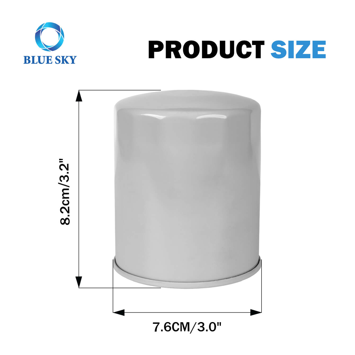 Size of Engine Oil Filter FL910S for FORD Tamaño del filtro de aceite del motor FL910S para FORD