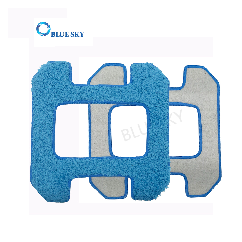 Almohadillas de microfibra para mopa, paños de limpieza de repuesto compatibles con HOBOT 268 288, almohadillas para mopa a vapor