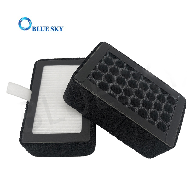 Mini filtros HEPA plisados ​​de carbón activado en panal personalizados para accesorios de purificador de aire