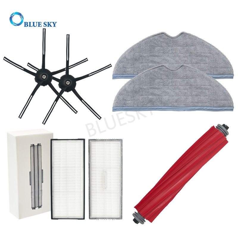 Kit de filtro de paños para fregonas y cepillos, piezas de Robot aspirador compatibles con Xiaomi Roborock T7S S7 S70 S7Max S7MaxV T7S Plus