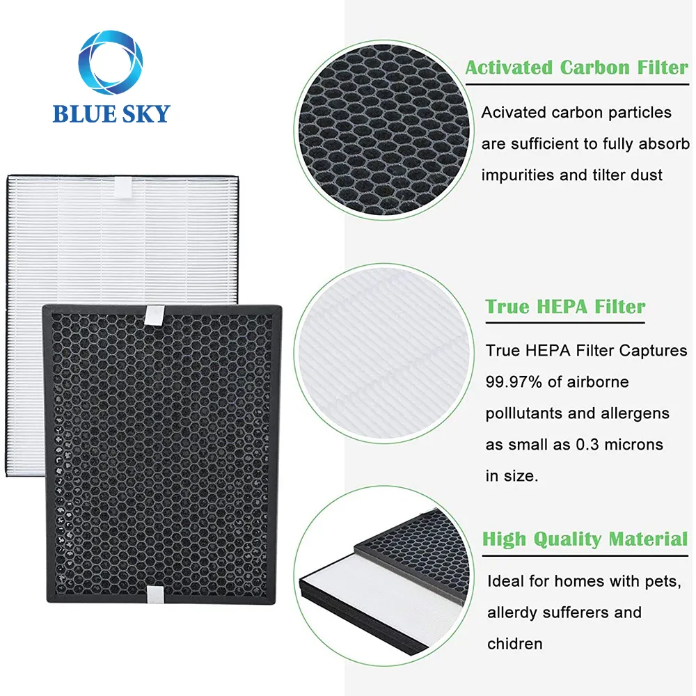 Filtro de carbón activado Fy141030 H13 Compatible con piezas de purificador de aire Philips 1000 Series Fy1410/30 FY1413/40