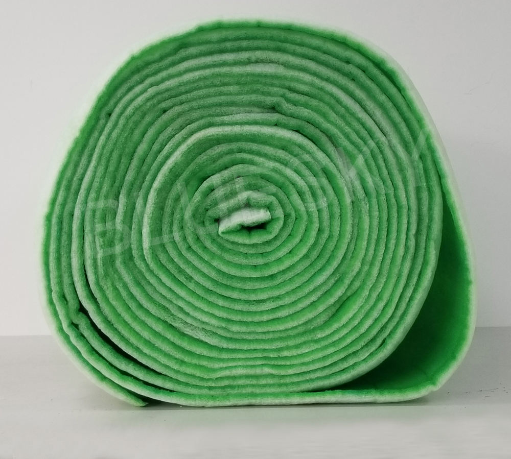 Rollos de medios de filtro de espuma de esponja Material de fibra sintética G4 F7 Filtro de aire Filtro de algodón de repuesto