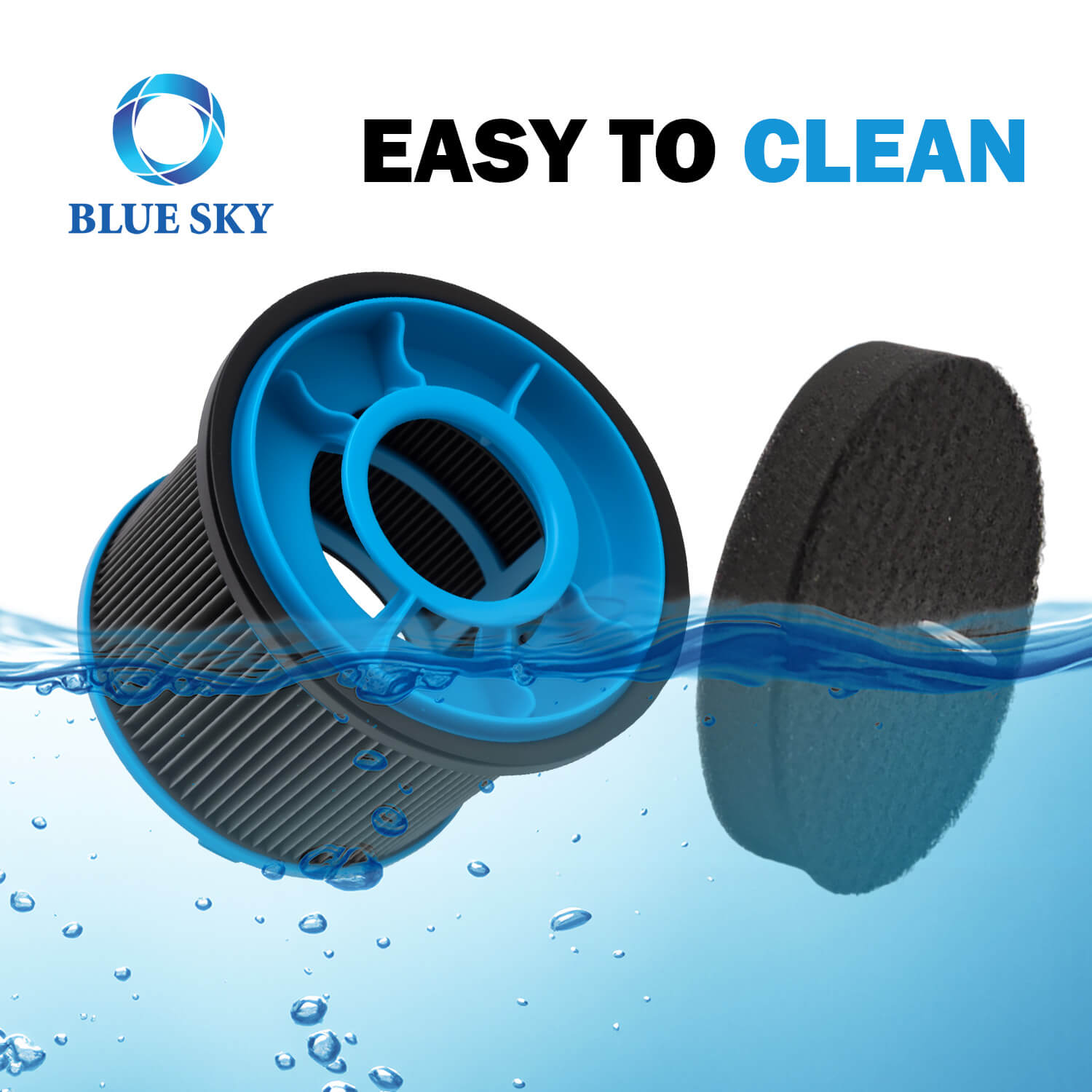 Filtro de repuesto HEPA y espuma de alta eficiencia para aspiradora PowerClean FurGuard 280W - Suministro directo de fábrica