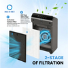 1712-0123-00 H13 Filtro de carbón activado HEPA verdadero Q apto para purificador de aire Winixs 5510 5520