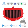 Ajuste del filtro de aire para motocicleta para el sistema de admisión del motor Kawasakis Ninja 400 Z400 EX400, OEM ODM disponible