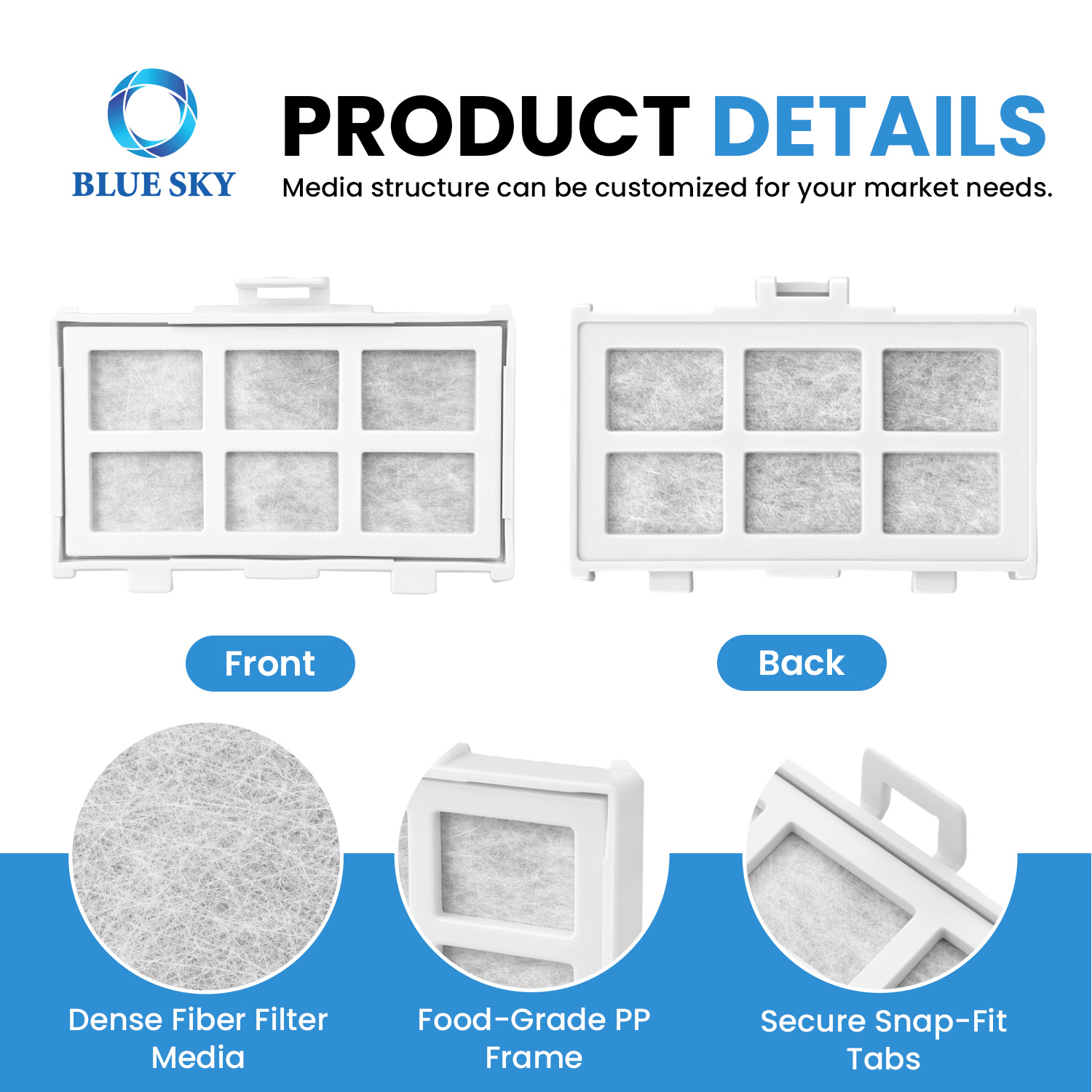 Filtro de agua para máquina de hielo RJK-30 compatible con palabras clave Hitachis personalizadas disponibles