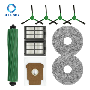 Kit completo de piezas de repuesto para Irobot Roomba 505/405 Combo | Incluye cepillos de rodillos, almohadillas de moplidad, filtro HEPA, cepillos laterales, bolsas de polvo