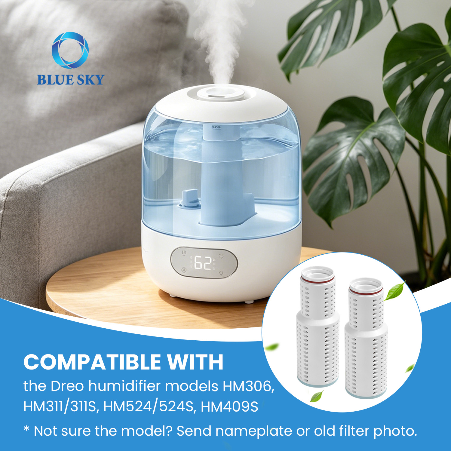 Cartucho de desmineralización compatible con Dreos HM306 HM311 HM524 HM409S