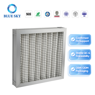 Filtro de aire de panel plisado G4 de 294 × 294 × 45 mm
