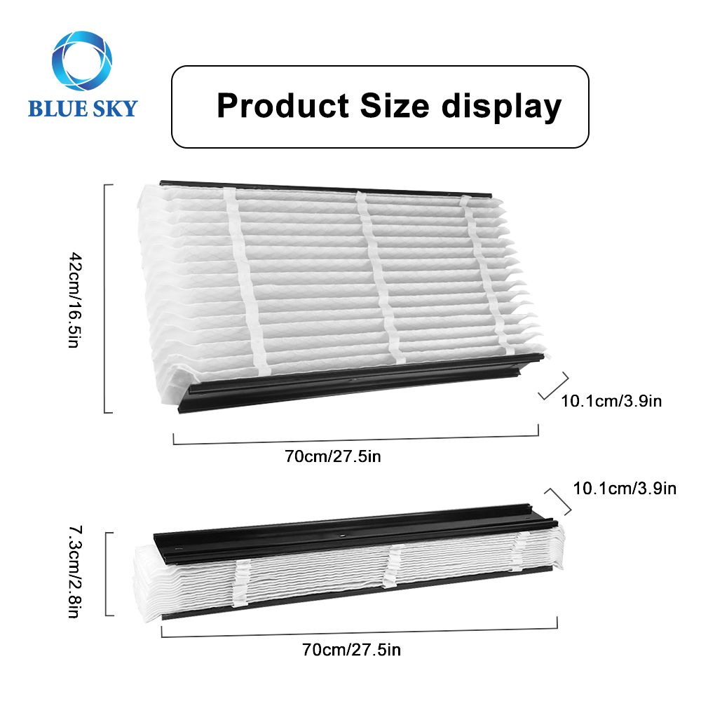 Reemplazo de filtro Merv 13 compatible con purificador de aire Aprilaire 413 1410 1610 2140 2410 2416 3410 4400 Space-Gard 2400