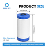 Cartucho de filtro de agua recargable para toda la casa, 4,5 x 10, compatible con carcasa Big Blue