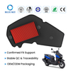 Elemento de filtro de aire para motocicleta, repuesto apto para limpiador de aire de admisión Yamahas BWS 125, lavable de alto flujo, OEM personalizado disponible