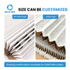 Filtro plisado de pintura tipo V para control de exceso de pulverización en cabinas de pintura - Filtro supresor de pintura seca industrial personalizado disponible