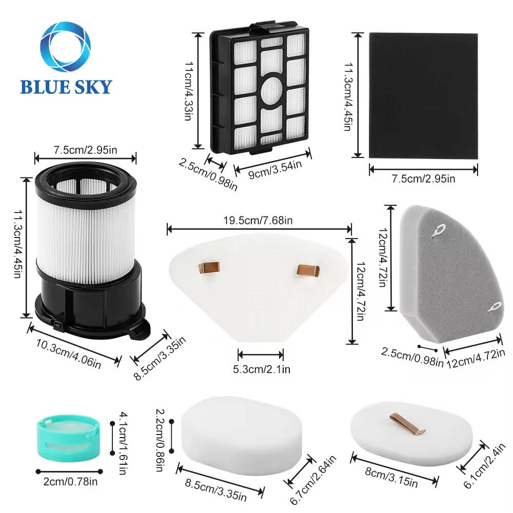 Filtro de filtro HEPA de alta eficiencia y filtro de fieltro para aspirador inalámbrico de tiburones IP3251 IP3251C IP3252, proveedor de piezas de aspiradora B2B