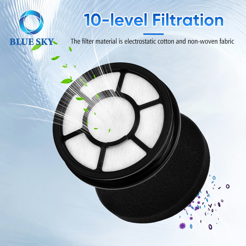 Filtro HEPA lavable para aspirador inalámbrico negro y decker BDASV101 BDASV102 BDASV103 BDASV104 BDASL201 BDASL202
