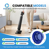 Conjunto de microfiltro lavable DJ97-03298A apto para aspiradoras inalámbricas Samsungs Jet AI a medida