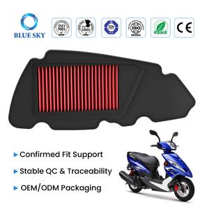 Filtro de aire reutilizable de alto flujo para motocicleta A417 para Yamahas RSZ 100cc limpiador para admisión reemplazo personalizado disponible