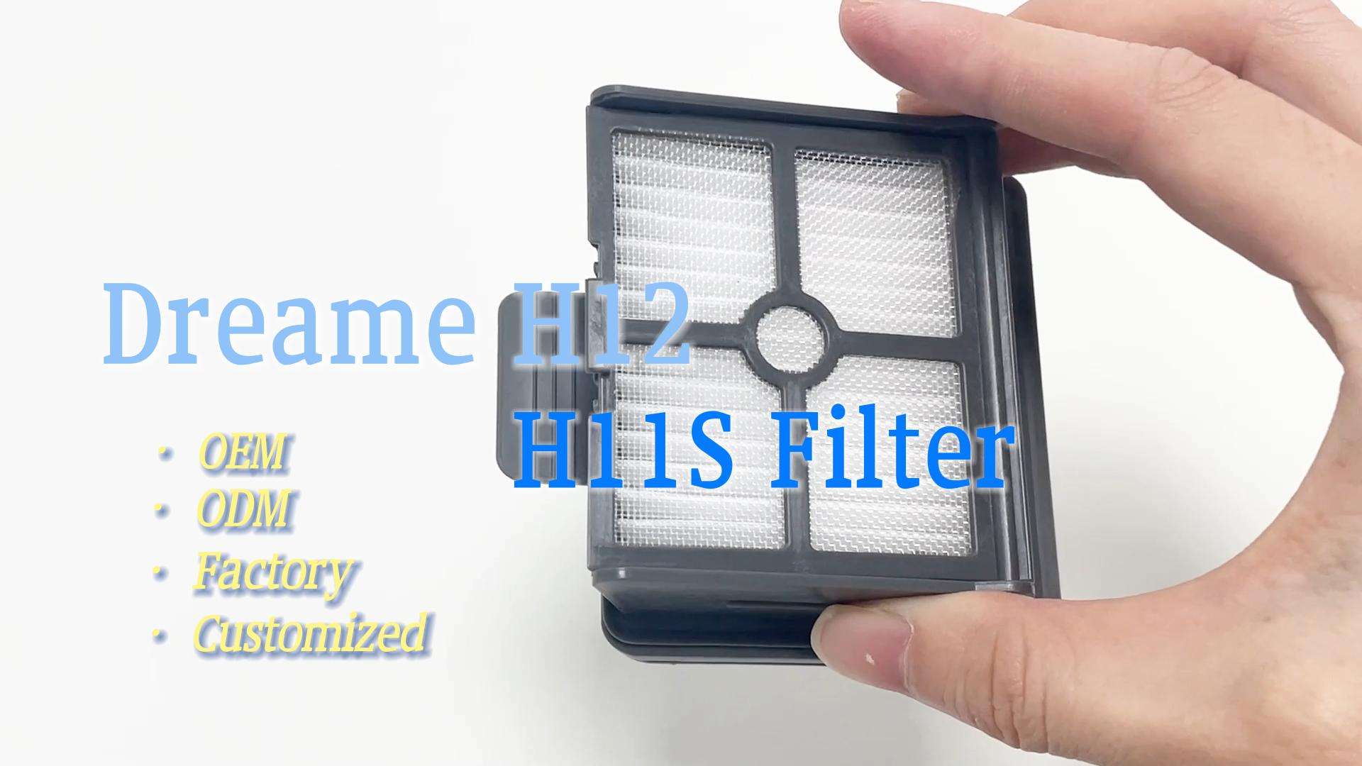 Reemplazo de filtro de aspiradora OEM para Dreame H11S H12 H12S, accesorios para aspiradoras en seco y húmedo