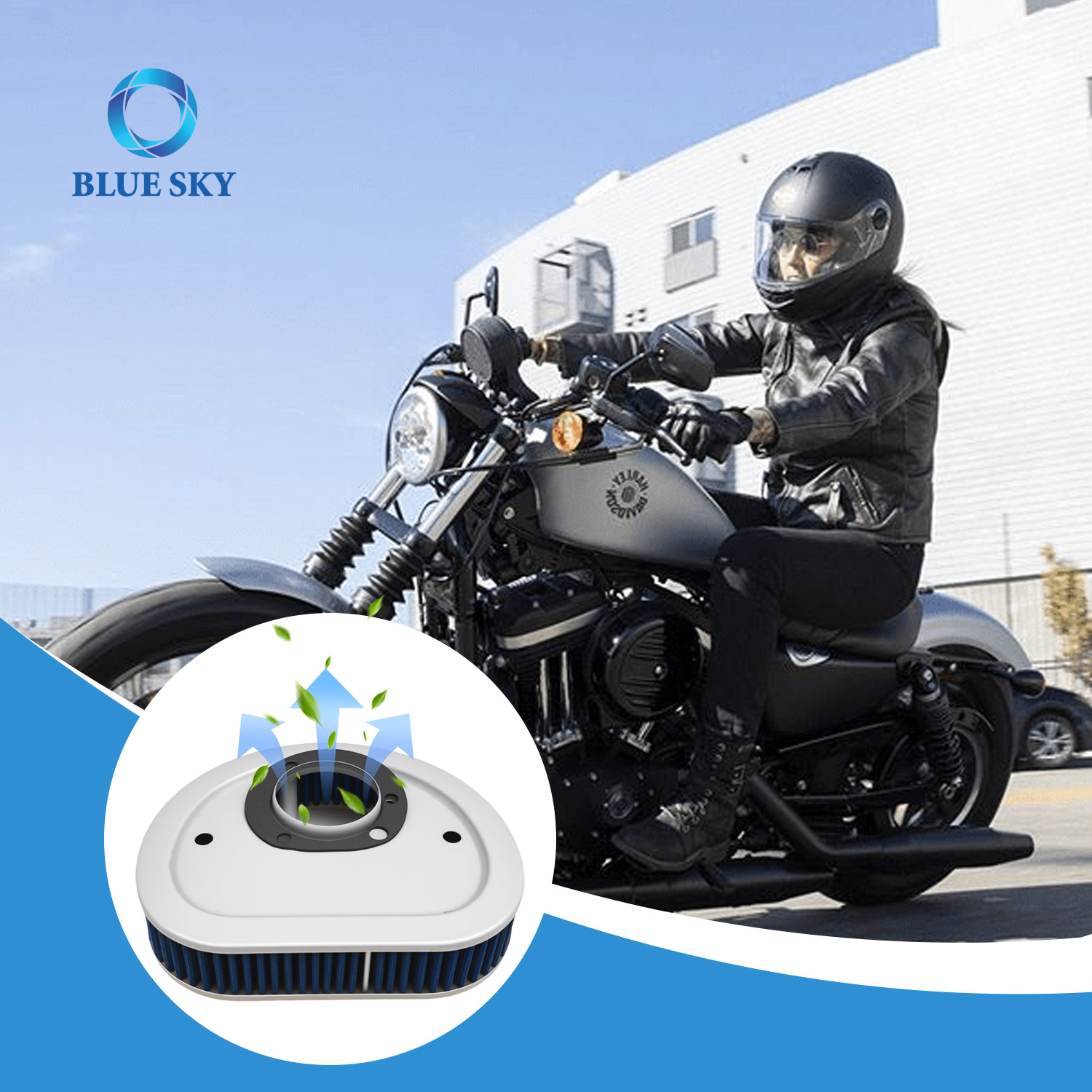 29461-99 HD-1499 Filtro de aire de alto flujo para motocicletas Harley Davidson