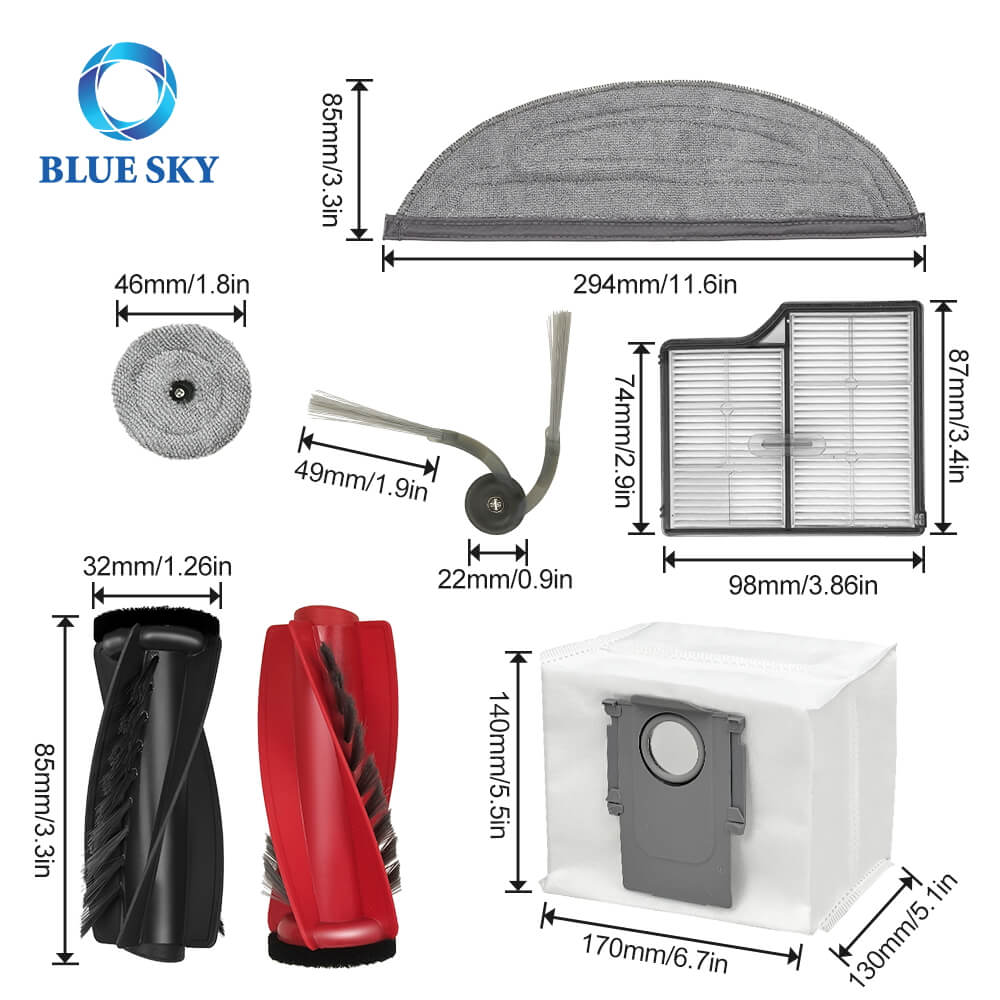 Piezas de repuesto confiables para Roborock Saros 10R / S9 Maxv Slim | B2b al por mayor y pedidos personalizados