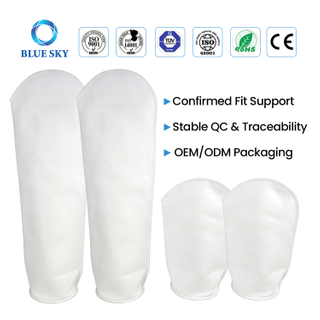 Bolsas de filtro de líquidos PP PE tamaño 1 y tamaño 2 - Soluciones de filtración industrial de 1 a 200 micrones