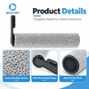 Kit de filtro y cepillo giratorio Compatible con Tinecos GO H2O HammerHead personalizado disponible