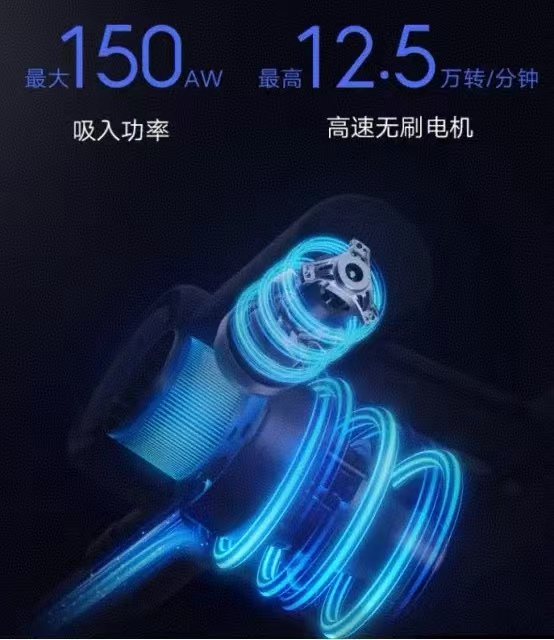Potencia del motor sin escobillas de la aspiradora Xiaomi