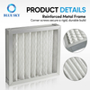 Filtro de aire de panel plisado G4 de 294 × 294 × 45 mm