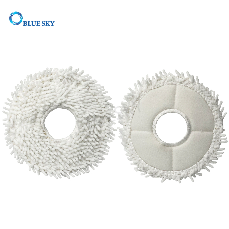 Almohadillas de fibra para mopa compatibles con Ecovacs Deebot X1 Series Turbo X1 Accesorios para aspiradoras robóticas
