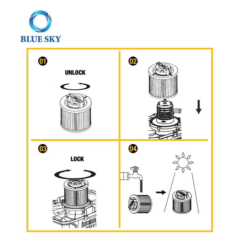 DeWalt DXVC4001 Filtro de cartucho apto para 4 galones Compatible con aspiradoras en seco DXV04T DXV05P DXV05S DXV08S Shop
