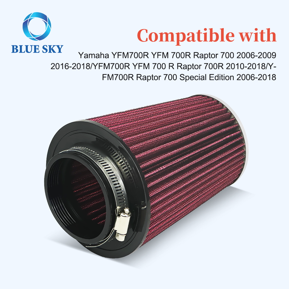 Filtro de aire para motocicleta 1S3-14451-00-00 compatible con Yamaha YFM700R Raptor YFM700 2006-2021 YFM700R 2013-2021