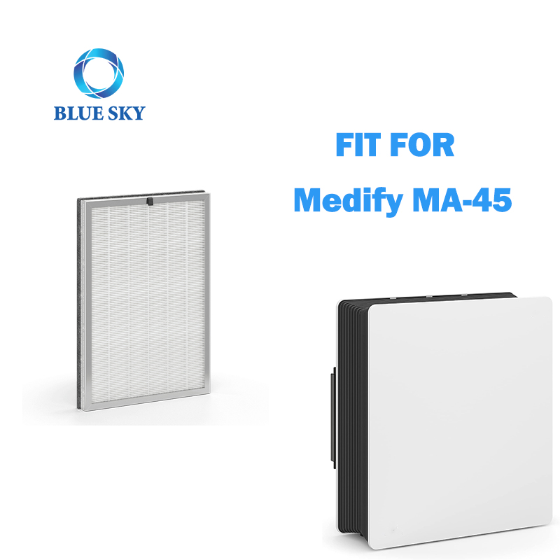 Parte # MA-45R-1 Filtro de carbón activado para purificador de aire apto para purificadores de aire Medify MA-45