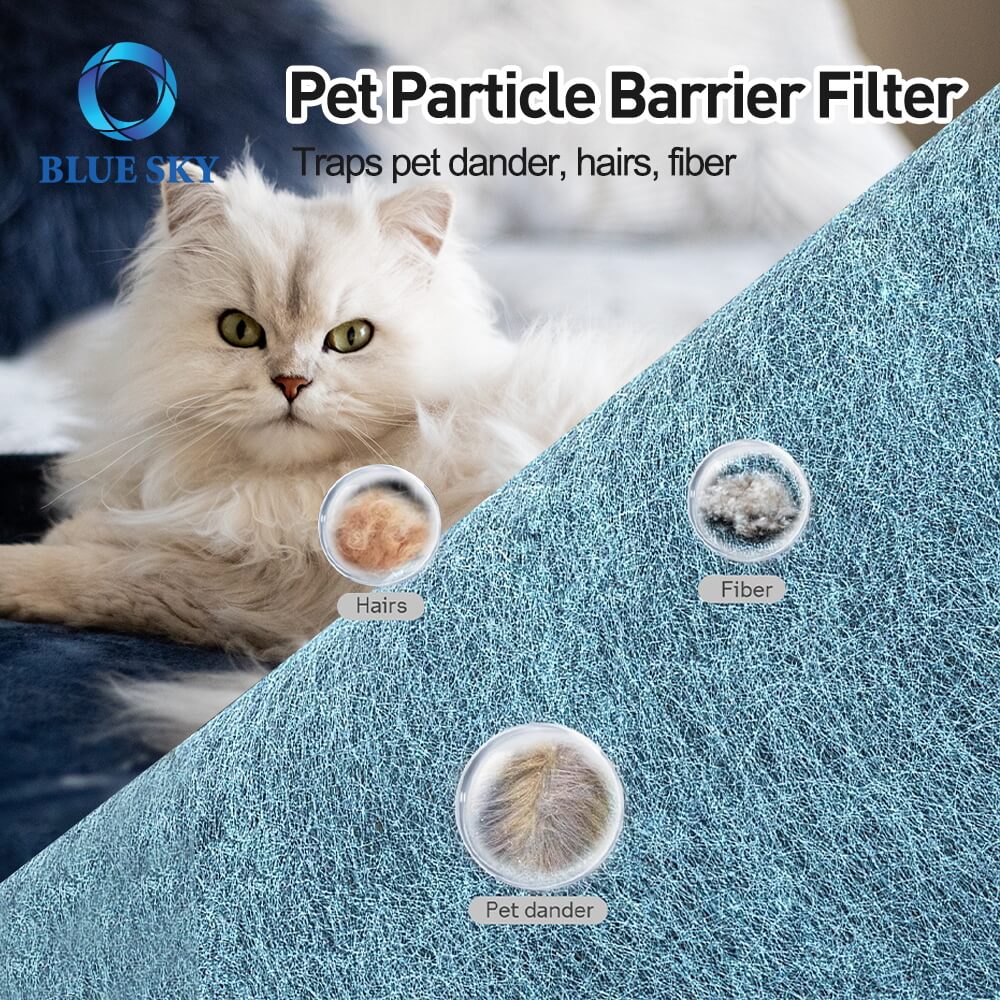 H13 Filtro de reemplazo HEPA H13 para el purificador de aire de la serie HP072 (modelos HP070 / HP071BRN / UA075 Compatible)