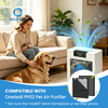 Reemplazo del filtro purificador de aire para mascotas de carbón activado HEPA H13 Compatible con Oneisall PP02