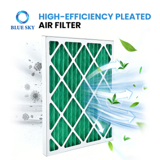 Pulgada plisada del filtro de aire del panel G4 24x24x2 para el sistema de ventilación HVAC 