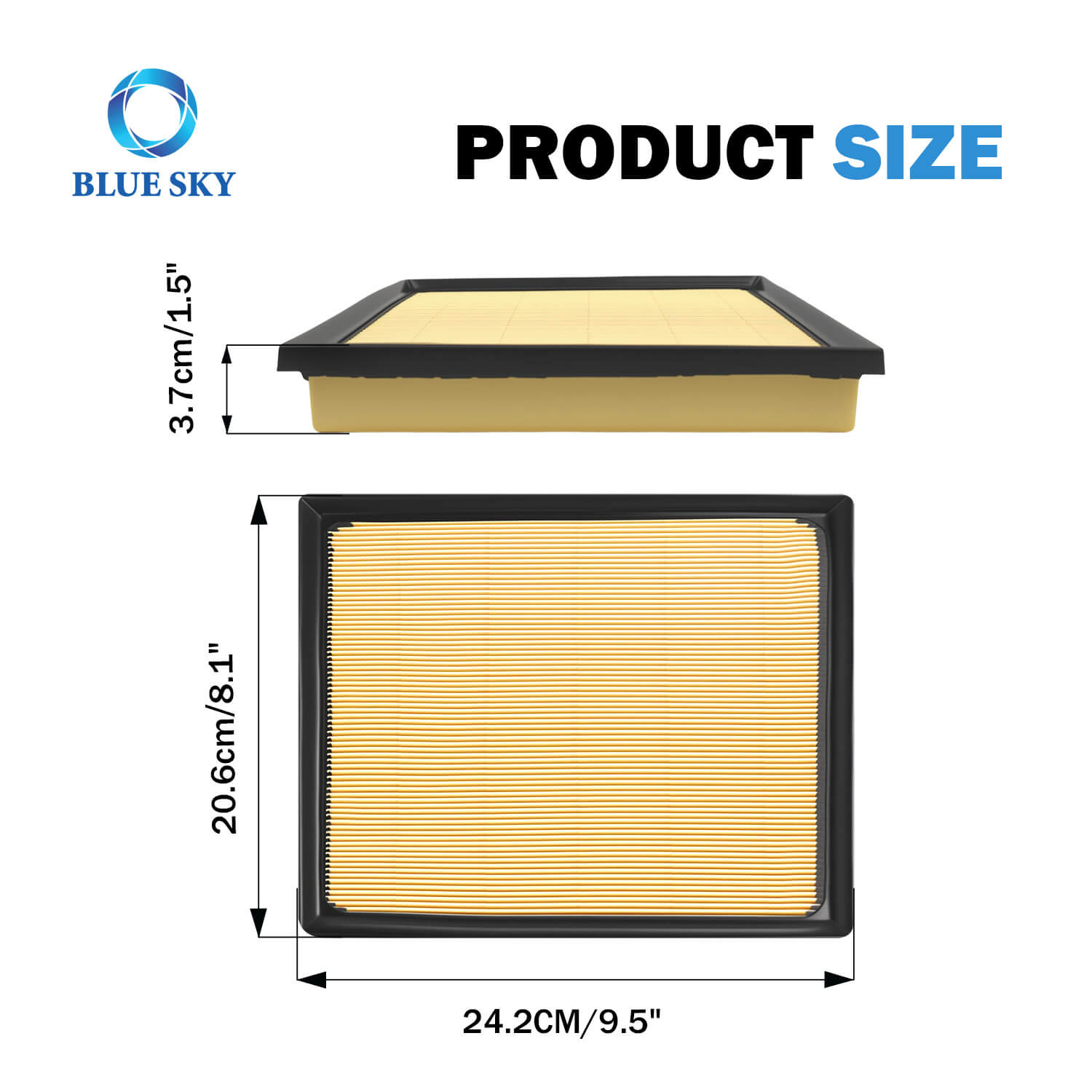 Filtro de aire del motor 17801-F4010 Reemplazo para TOYOTA - Proveedor de filtros de aire para automóviles de alta eficiencia