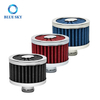 Mini filtro de aire de alto flujo de 23 mm - Limpiador de respiraderos de entrada de aire frío para motocicletas y sistemas turbo