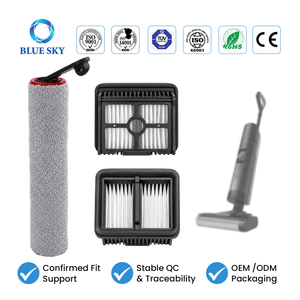 Kit de cepillo giratorio y filtro HEPA compatible con aspiradoras en seco y húmedo Dreames H12 Pro FlexReach H12 Pro FlexLite