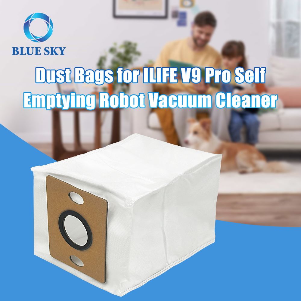 Reemplazo de la bolsa de polvo para Ilife A12 Pro A30 Pro V9 Pro Vaciando Vaciamiento Robot Robot Robótica Parte de aspiradora 