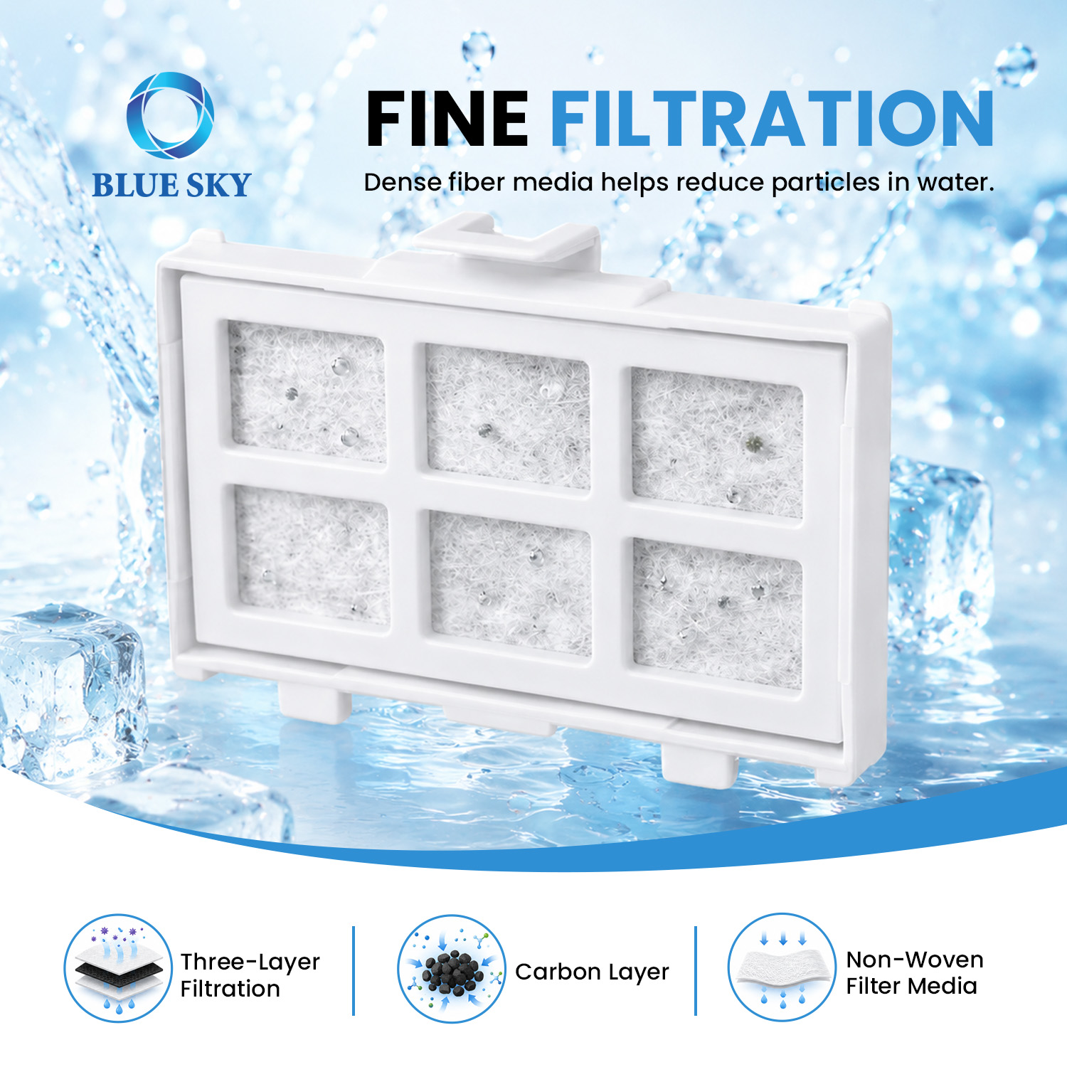 Filtro de agua para máquina de hielo RJK-30 compatible con palabras clave Hitachis personalizadas disponibles
