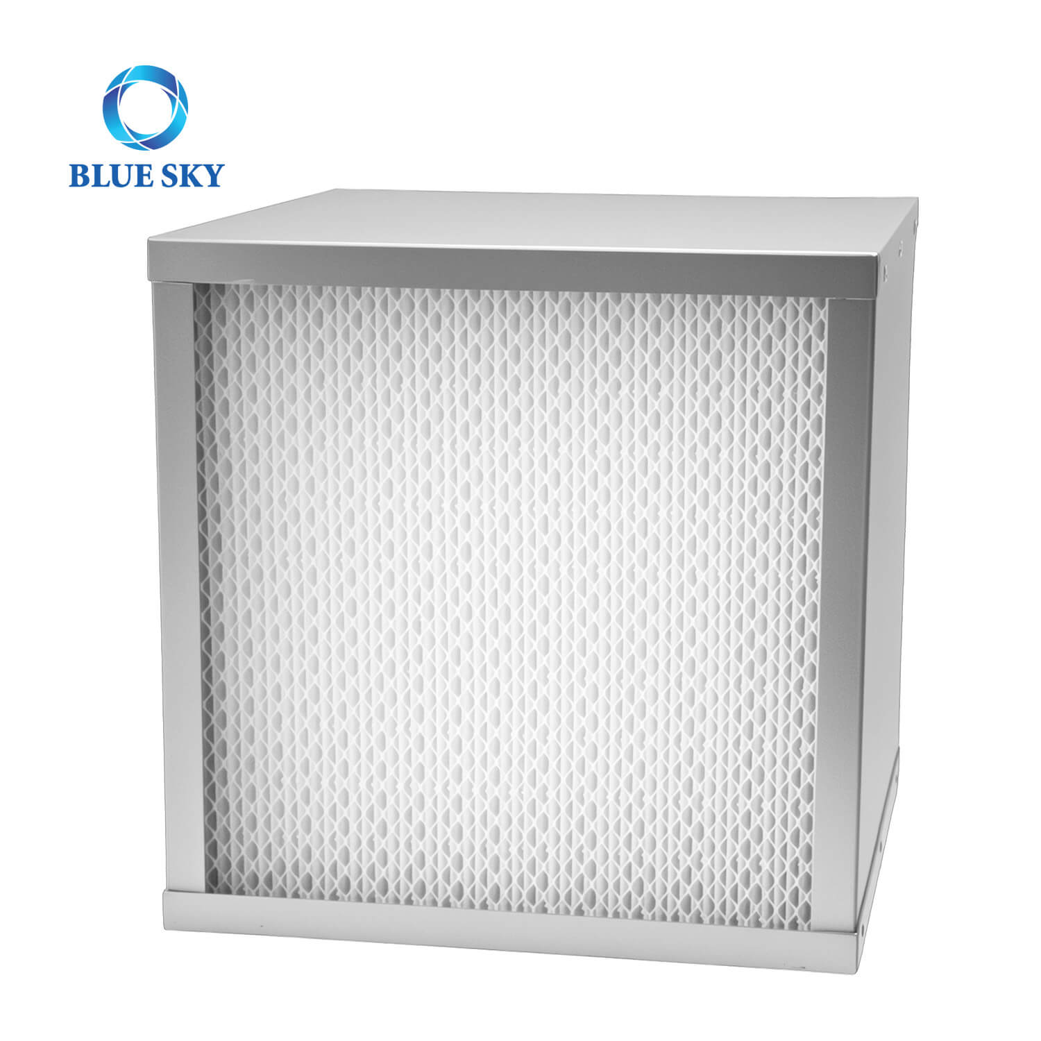 Filtros HVAC de caja de marco metálico para sistema de ventilación de laboratorio, filtro HEPA de aire acondicionado de ventilación de calefacción de grado H14, filtro de aire para horno