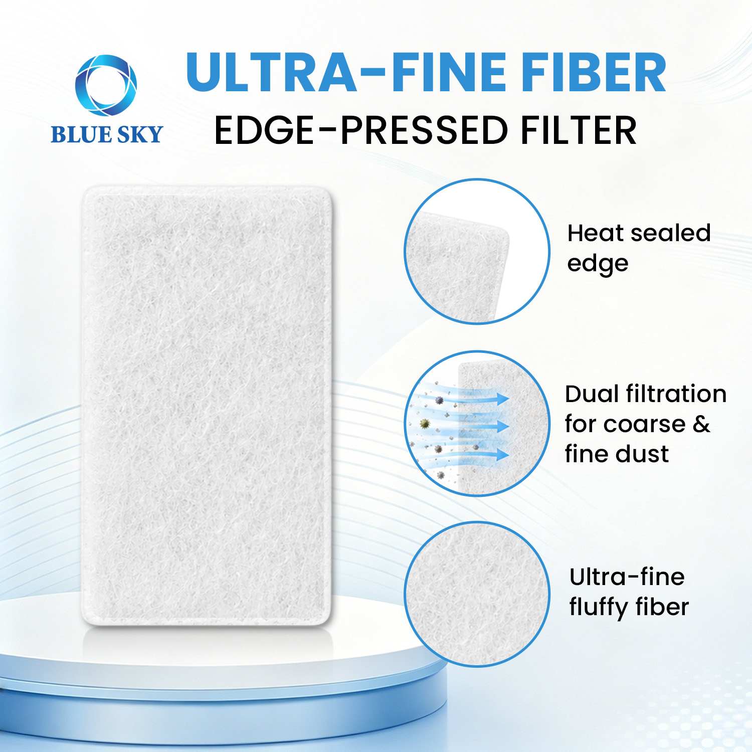 Filtros de aire hipoalergénicos para máquina CPAP compatibles con ResMeds Air10 y S9