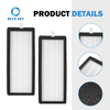 Cartucho de filtro HEPA OEM para el purificador de aire VEVA 8000 Elite Pro | H13 reemplazo verdadero HEPA | 99.97% de polen de polvo PM2.5 Desmontaje