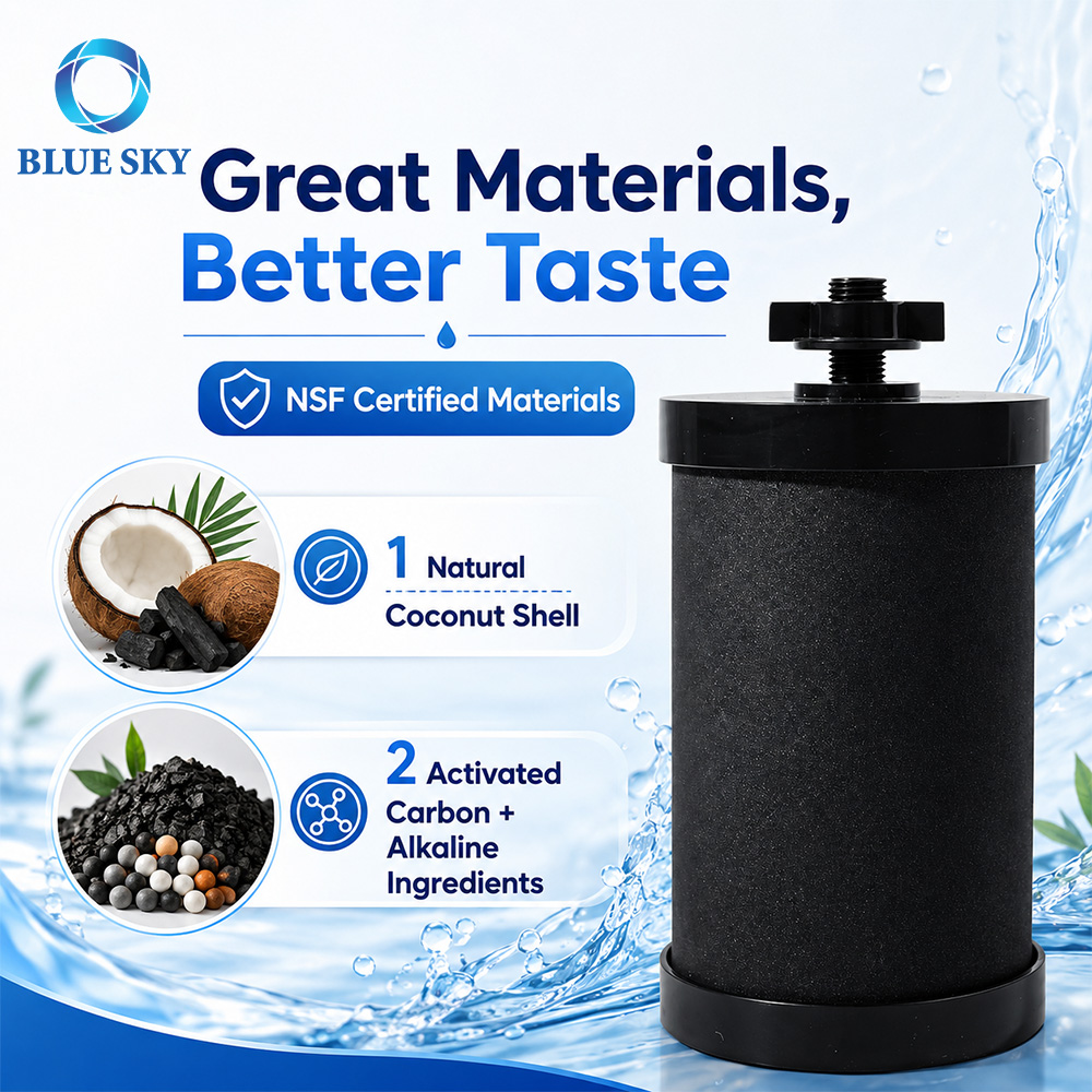 Reemplazo de filtro de agua de carbón activado 2387 Pro Compatible con el sistema de filtración de agua alimentado por gravedad Alexapures Pro