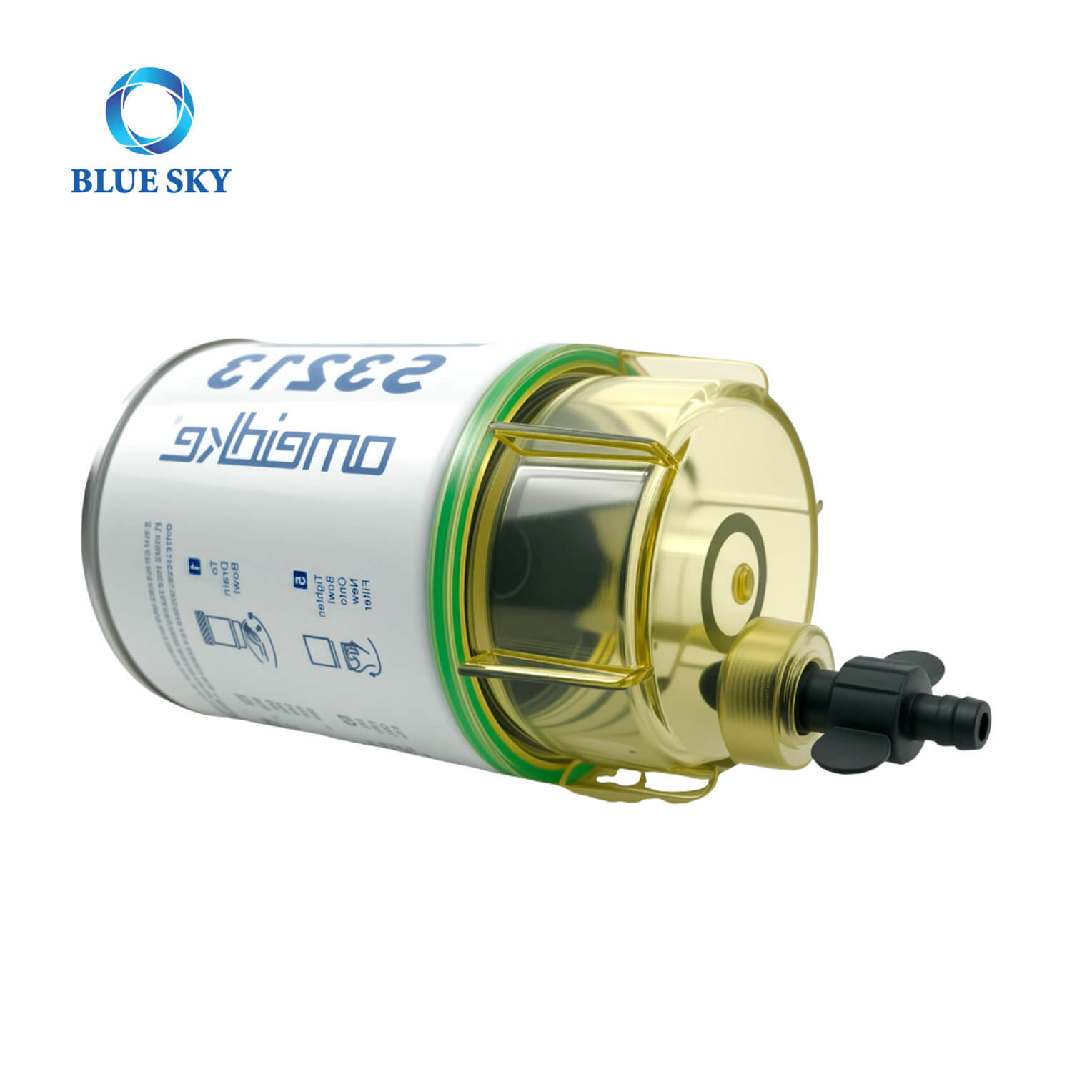 Filtro de combustible diesel marino, filtro de separador de agua 