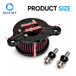 Kit de filtro de aire compatible con Harleys-Davidsons Sportster XL883 XL1200
